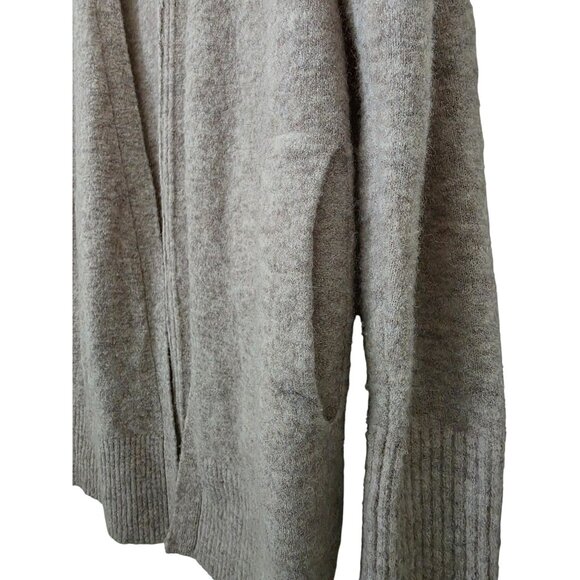 Banana Republic Aire Beige Cardigan Wool/Alpaca Blend Open Front Longline XS - Picture 3 of 7